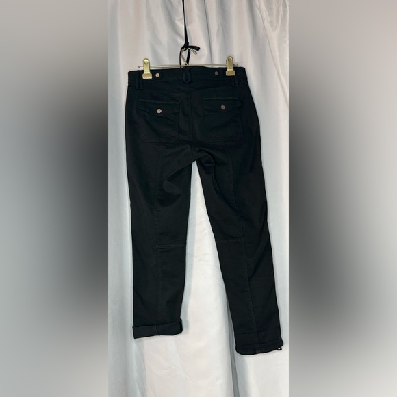 WHBM Black Pret-a-Pic Crop Pant – Size 8P, Petite - Gold Hardware - Picture 5 of 14